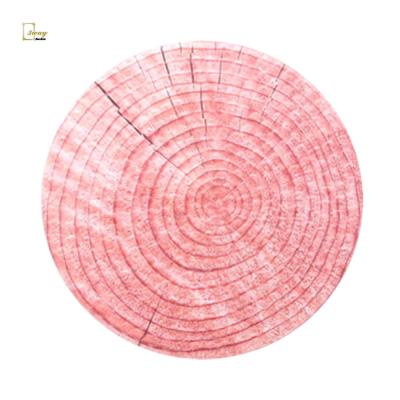 China Sustainable Ceramic Tableware Round Pot Mat With Cobbles Surface for sale