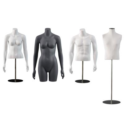 China Other Factory Direct Male Mannequin Black Torso With Stand For Window Display for sale