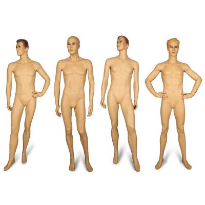 China Other High Quality Realistic Fiberglass Male Mannequin Full Skin Body For Clothes Display for sale