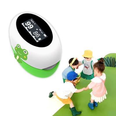 China Wieder aufladbare OLED sortieren den Pulsoximeter der Kinder scherzt Fingerspitzen-Oximeter Spo2 USB aus zu verkaufen