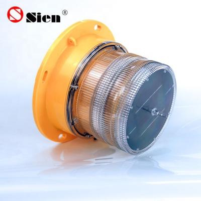 China Low Intensity Solar Powered Telecom Tower Obstruction Light for sale