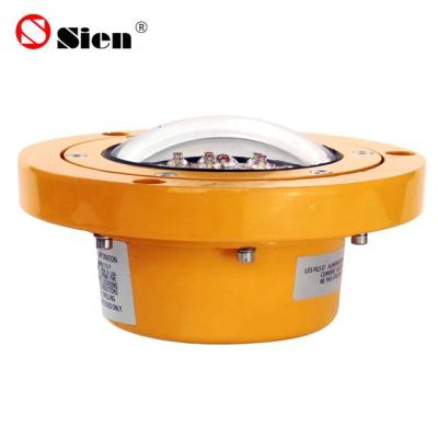 China Helipads Green White Airport Inset LED Runway Helipad Light IP68 LED Heliport Perimeter Lighting for sale