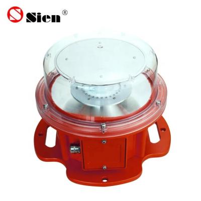 China Telecom Tower LED Aviation Navigation Light For Communication Tower Chimney Wind Turbine for sale