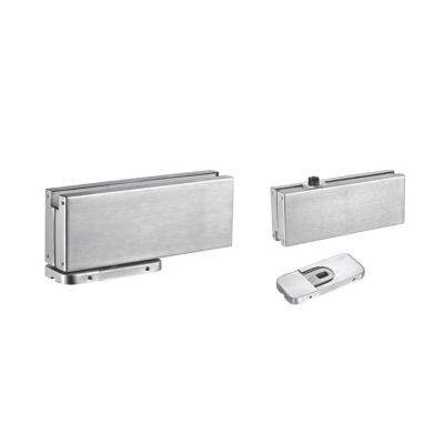 China Modern Hydraulic Stainless Steel Floor Hinge For Glass Door Hold Or None Stand Opening for sale