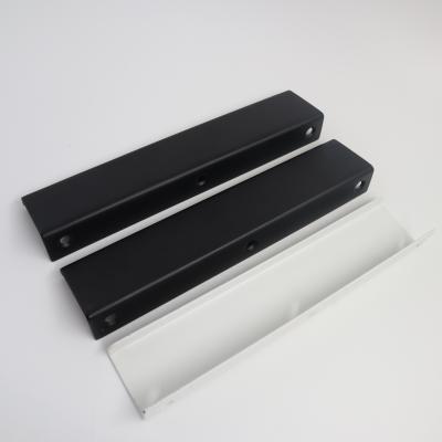 China Ddurable Aluminum Alloy Modern Metal Hidden Drawer Hardware Sideboard Pull Handles for sale