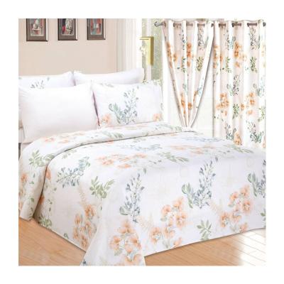 China Hot-selling Beautiful Patterns Printed Bedding Nondisposable 6-Pieces Lodge Printed Ultra-soft Microfiber All-Season Bed SheetsSet for sale