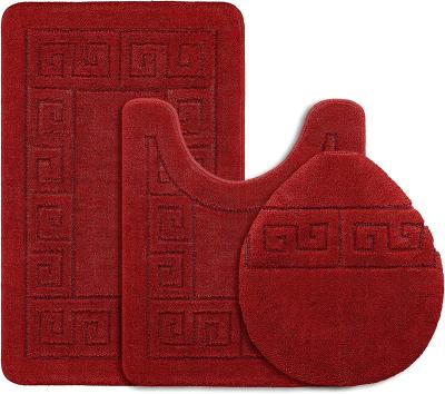 China Wholesale Cheap Bathroom Anti Slip Mat Soft Shaggy Absorbent Water Microfiber Washable Comfortable Bath Mats For Shower Floor for sale