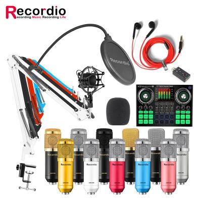 China GAM-800N Game Live Condenser Microphone Set for karaoke Studio Microphone with Recording Te koop