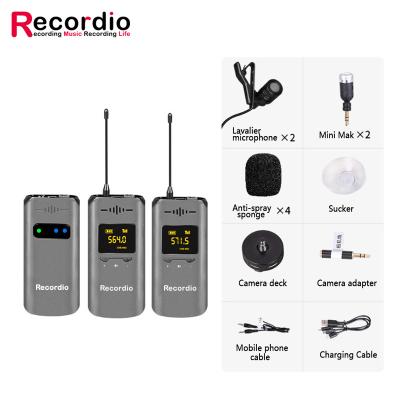 China GAW-813 Monitor Lavalier Wireless Microphone Mobile Computer Live Broadcast Microphone SLR Camera Video Interview Microphone en venta