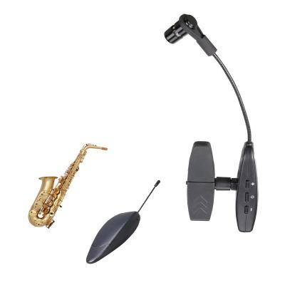 中国 GAW-622 Portable wireless saxophone microphone system musical instrument condenser microphone 販売のため