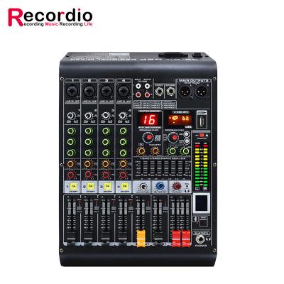 Κίνα GAX-MC4 Professional Mixer 4Channel Blueteeth Mixer DJ Mixing Console with Reverb Effect Home Karaoke USB Live Interface Mixer προς πώληση