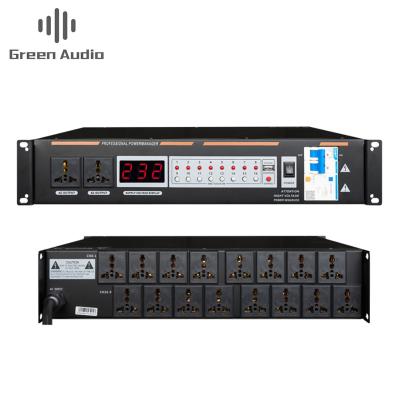 China GAX-1602 Professional stage performance 18-Channels power sequence controller for DJ sound system voltage regulator en venta