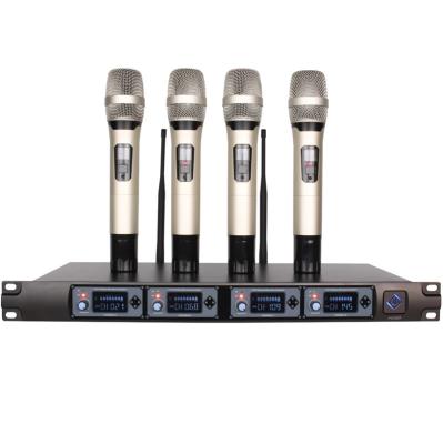 中国 GAW-4000 Professional UHF Wireless Microphone system for Karaoke 販売のため