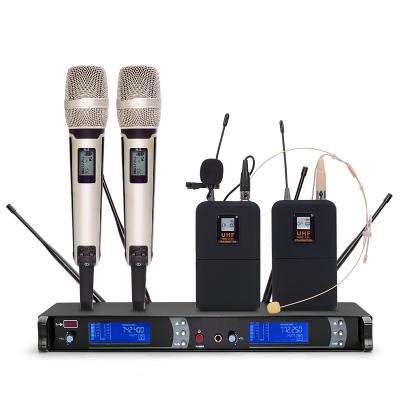 China GAW-9000 Top selling in Ablibaba microphone wireless professional uhf True Diversity wireless microphone for sale