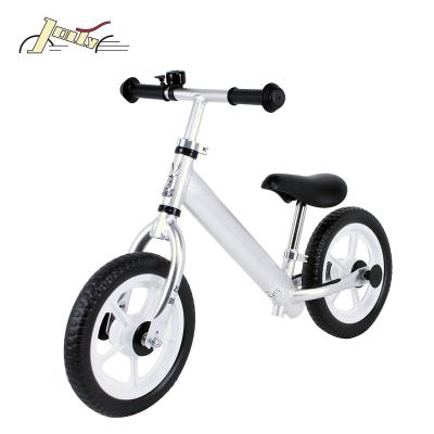 China Eco-friendly Silver Arrow Kids Children No Pedal Metal Balance Bike Running Training Cycle Bicycles for sale