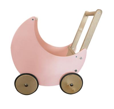 China Learn Dolls Walking Wooden Pram, Wooden Baby Walker, Learning Walker for sale