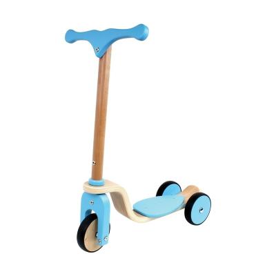 China EVA Wholesale 3 wheels wooden balance scooter for kids training for sale