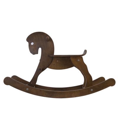 China Ride On Toy Kids Kindergarten Furniture Wooden Rocking Horse Take Kids Rocking Galloping Children Rocking Toys for sale