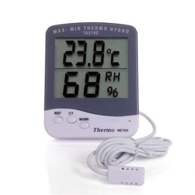 China Digital Thermometer Indoor/Outdoor High Accuracy Maximum-Minute Hygrometer Thermo Weather Station 0~+60C TA218C TA218C for sale