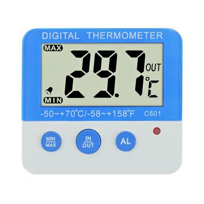 China Wall Mounted C601 Digital LCD Electronic Magnetic Fridge Thermometer or Table Stand Freezer Thermometer C601 for sale