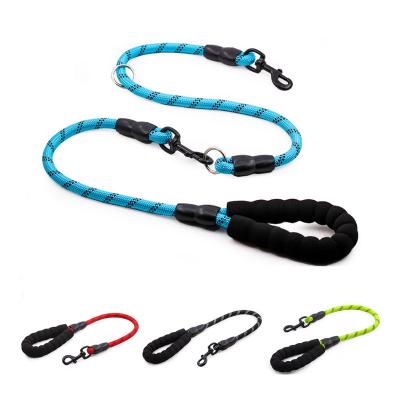 China Multi-Functional Reflective Strong Dog Leash Dog Rope with Soft Padded Handle and Highly Reflective Leads for Medium and Large Dog for sale