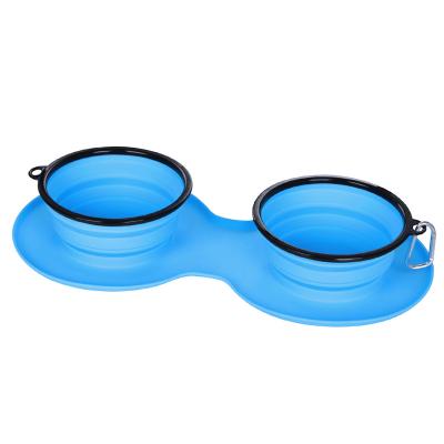 China Non-automatic Silicone Folding Flexible Pet Dog Bowl Wholesale for sale