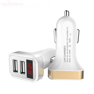 China Mobile Phone USB Car Fast Charger For iPhone X Xr Xs Max Dual USB Port Charger For IOS Android Mobile Phone Tablet Fast Charging for sale