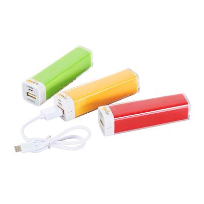 China Wholesale Lipstick 2600mah Mini Portable Powerbanks Portable Power Bank Charger Rohs for sale