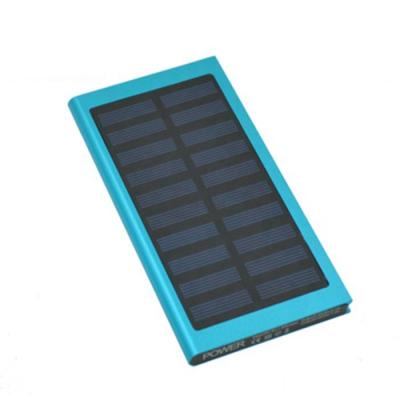 China Solar Power Bank Dual USB Ports 20000mah Mobile Phone Charger Solar Power Bank for sale