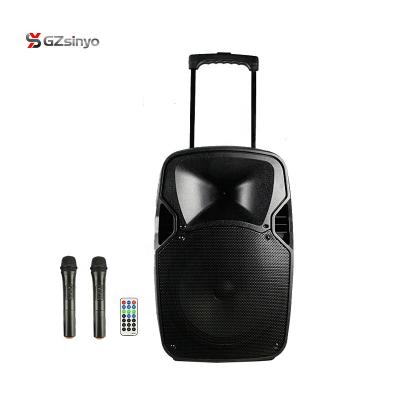 China 12 Inch Trolley Party Wireless Portable Speaker With 5 EQ Control for sale