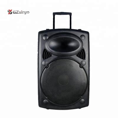 China 18inch Wireless Portable Rechargeable Battery BT Power Amplifier PA Speaker System for sale