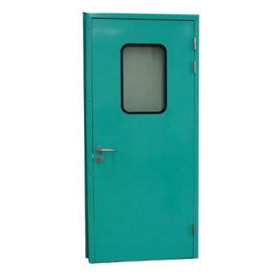 China Gmp Entrance Doors Modern Compliant Flush Clean Room Metal Swing Doors Flush Pharmaceutical Door for sale