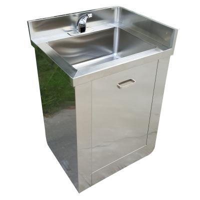 China With Faucet Hospital Room Basin Stainless Steel Hand Wash Sink Medical Hand Wash Sink For Hospital for sale