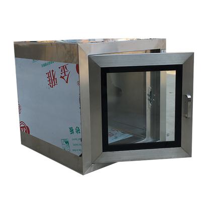 China Long-worklife lab 201/304 stainless steel pass-through box clean transfer window / pass box for sale