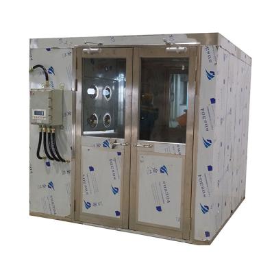 China Cleanroom Entrance In-cleanroom Entry Details Room Stainless Steel Cargo Air Shower Clean Room for sale