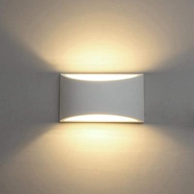 China Modern Modern LED Wall Sconce Light Fixture Lamps 7W Warm White 2700K Through Plaster Indoor Wall Lamps For Living Room Bedroom for sale