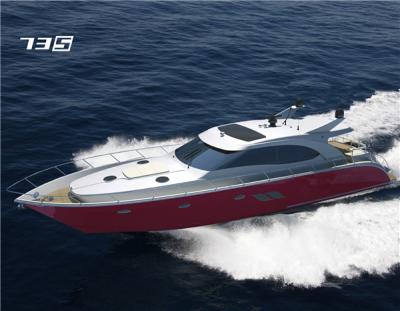 China Fiberglas-Sport-Motordes Dieselmotor-FRP yachts/70 Fuß der hohen Geschwindigkeit Boots- zu verkaufen