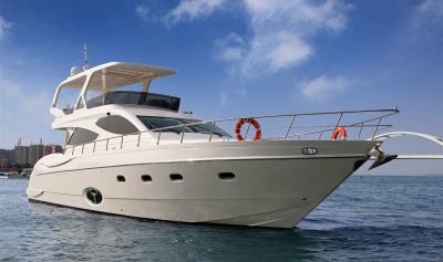 China Fast Speed 25 Knot / H 63 Feet Motor Yacht / Luxury Sport Boats for sale