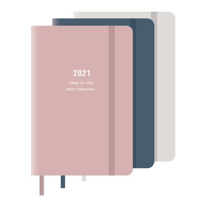 China OEM Stationery 2021 Weekly Hardcover Leather Journal Planner a5 for sale