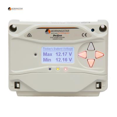 China Charger Controller Morningstar ProStar-15M Solar Controller with Screen for Solar System for sale