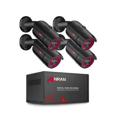 China OEM 4ch 2MP CCTV Dvr Kit Home Security Camera Integrated System CCTV Dvr Siren ANRAN Outdoor Surveillance Set for sale