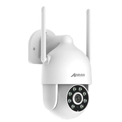 China Colorful Security Built-in Outdoor Surveillance Dome Camera ANRAN 1080P Wifi CCTV Siren Wireless IP Camera In Night for sale