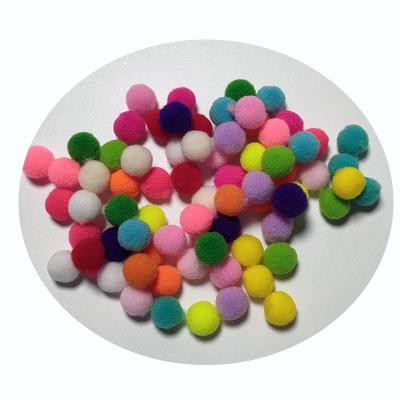 China For craft goods 10mm colorful pom poms DIY pom poms craft clothing jewelry accessories art materials for sale