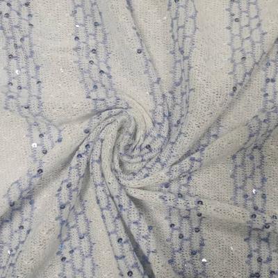 China Pure Premium Custom Breathable And Sheer Yarn Dyed Knitted Polyester Fabric for sale