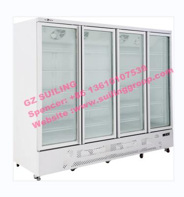 China COMPRESSOR FOUR DOORS STRAIGHT GLASS FREEZER LD-1940M4WP for sale