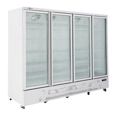 China Luxury Glass Display Refrigerator Upright Freezer Freezer Commercial Upright Single-Temperature Door Showcase Equipment for sale