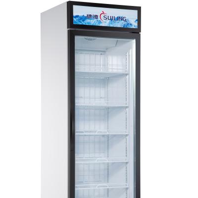 China Commercial Hotel Display Upright Freezer For Seafood Model LD-460W for sale