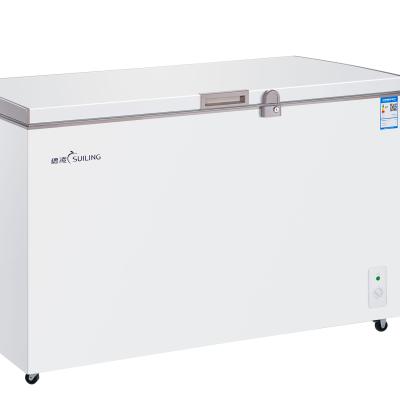 China SUILING BD-299K Outdoor Single Door Solid Top Chest Freezer 299Liter for sale