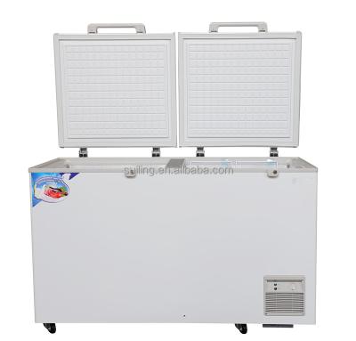 China Hotel SUILING Commercial Two-Door 850Litre Chest Freezer Fridge /frozen solid top kitchen/kitchen food for shop BD-850 resturant for sale