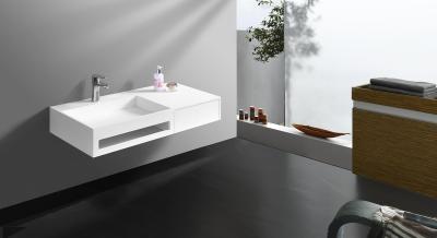 China Modern Promotional Countertop Solid Surface Stone Basin M111 for sale